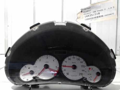 Kombiinstrument PEUGEOT 206 Hatchback (2A/C) 1.4 HDi eco 70 (68 hp) 28524505