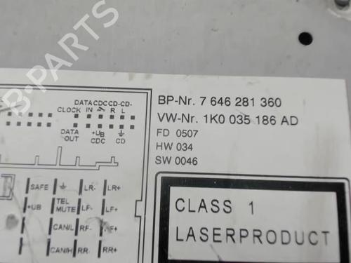 Radio VW TOURAN (1T1, 1T2) 1.9 TDI | BP25642174E6 