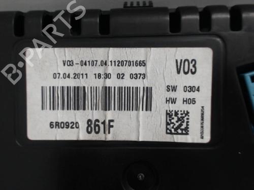 Instrument cluster VW POLO V (6R1, 6C1) 1.6 TDI | BP25643062C47 