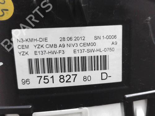 Used Instrument cluster Instrument cluster PEUGEOT 208 I (CA_, CC_) 1.6 HDi (92 hp) 25636301 25636301