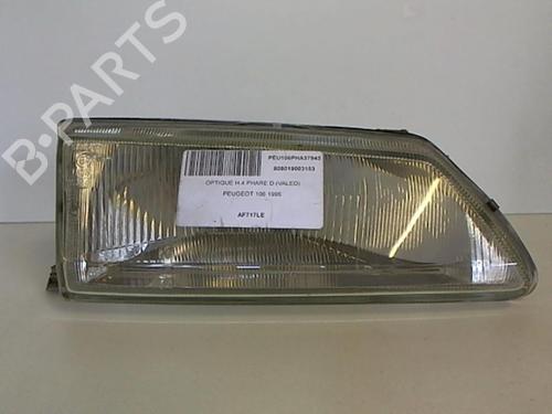 Used Right headlight PEUGEOT 106 I (1A, 1C) 1.0 (50 hp) 25641345