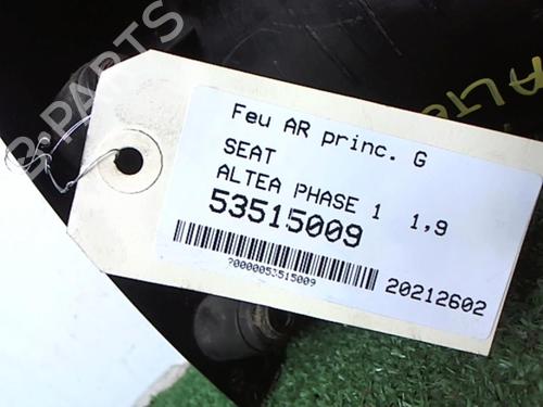 Left taillight SEAT ALTEA (5P1) 1.9 TDI | BP25632653C34 