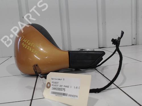 Left mirror PEUGEOT 207 (WA_, WC_) 1.6 HDi | BP25644419C26 