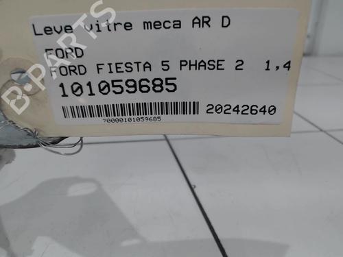 Rear right window mechanism FORD FIESTA V (JH_, JD_) 1.4 TDCi | BP25644337C25 