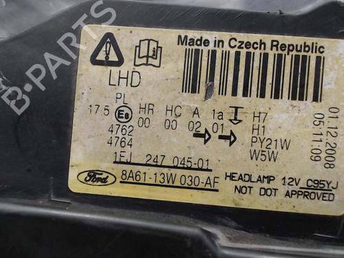 Left headlight FORD FIESTA VI (CB1, CCN) 1.25 | BP26973170C28 