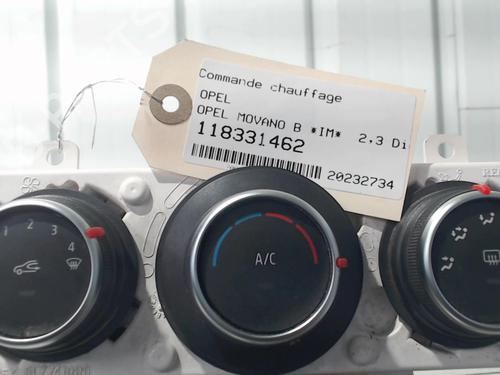 Klimabedienteil für OPEL MOVANO B Van (X62) 2.3 CDTI FWD (FV) (136 hp) 31308327