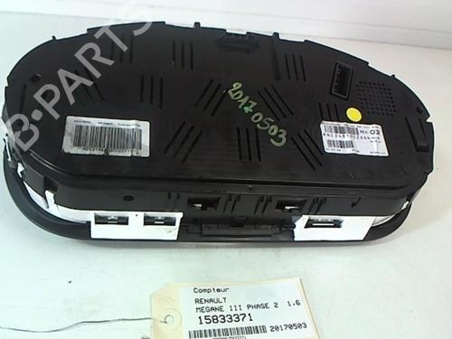 Instrument cluster RENAULT MEGANE III Hatchback (BZ0/1_, B3_) 1.6 dCi (BZ00, BZ12, BZ13) | BP25632409C47 