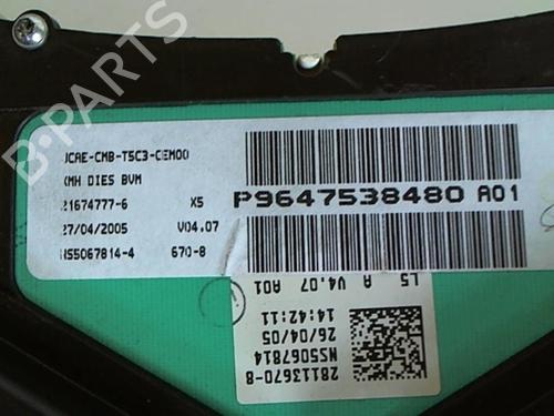 Instrument cluster PEUGEOT 307 (3A/C) 1.6 HDi 110 | BP25638050C47 