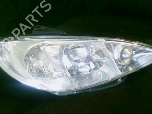 Right headlight PEUGEOT 206 Hatchback (2A/C) 2.0 HDI 90 | BP25641756C29 