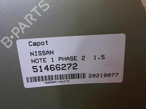 Hood NISSAN NOTE (E11, NE11) 1.5 dCi | BP25645287C1 