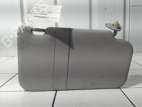 Used Left sun visor NISSAN JUKE (F15) 1.5 dCi (110 hp) 31848051