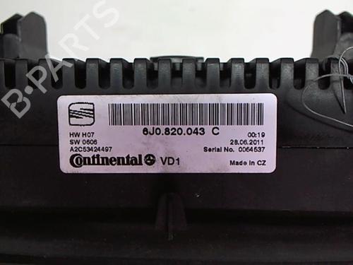 Climate control SEAT IBIZA IV (6J5, 6P1)  | BP25651216I5 