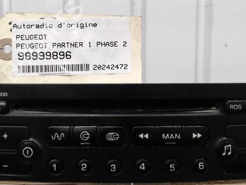 Used Radio PEUGEOT PARTNER MPV (5_, G_) 1.4 (75 hp) 25638934