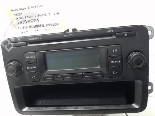 Used Radio Radio SKODA FABIA II (542) 1.6 TDI (75 hp) 28587119 28587119