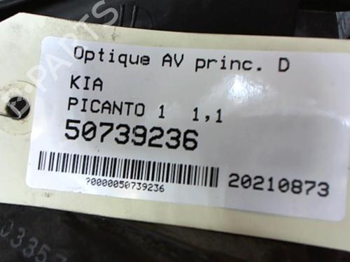 Right headlight KIA PICANTO I (SA) 1.1 CRDi | BP25630401C29 