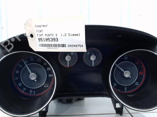 Used Instrument cluster FIAT PUNTO (199_) 1.3 D Multijet (75 hp) 25636452