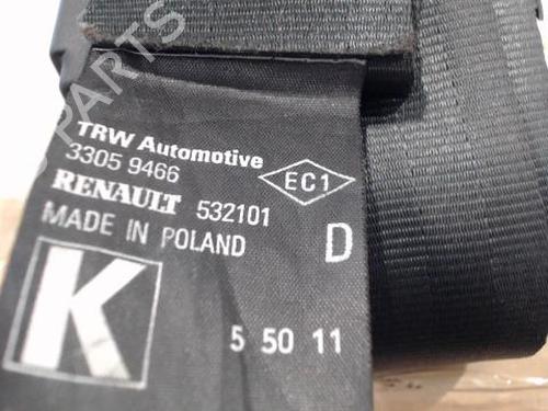 Front right seatbelt RENAULT TWINGO II (CN0_) 1.2 16V (CN04, CN0B) | BP25650050I25 - Image 2