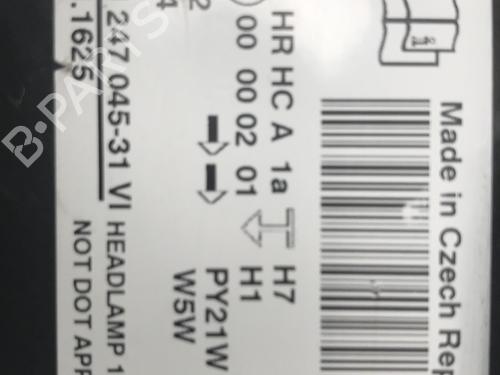 Left headlight FORD FIESTA VI (CB1, CCN) 1.4 TDCi | BP33723131C28 - Image 3