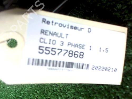 Right mirror RENAULT CLIO III (BR0/1, CR0/1) 1.5 dCi (BR17, CR17) | BP25629400C27