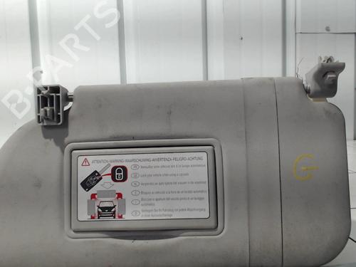 Left sun visor PEUGEOT 1007 (KM_) 1.6 HDi | BP30597169I1 - Image 3
