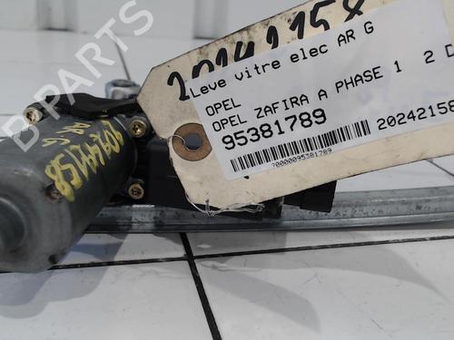 Rear left window mechanism OPEL ZAFIRA A MPV (T98) 2.0 DI 16V (F75) | BP25636415C24 
