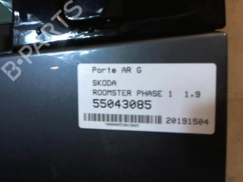 Used Left rear door SKODA ROOMSTER (5J7) 1.9 TDI (105 hp) 25630234