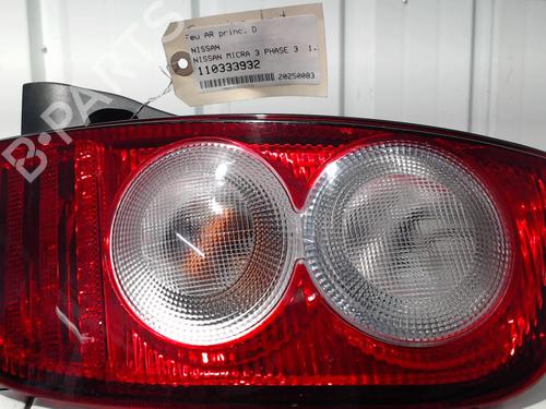 Used Right taillight NISSAN MICRA III (K12) 1.2 16V (65 hp) 28498272