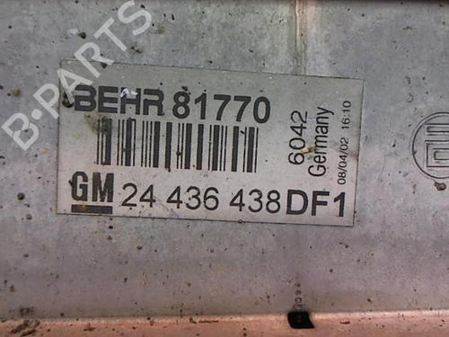 Used Intercooler Intercooler OPEL ZAFIRA A MPV (T98) 2.2 DTI 16V (F75) (125 hp) 25651408 25651408