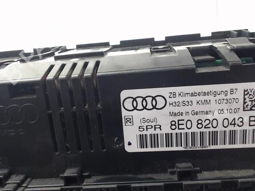 Climate control AUDI A4 B7 (8EC) 2.0 TDI 16V | BP29615625I5 