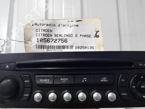 Used Radio CITROËN BERLINGO Box Body/MPV (B9) 1.6 HDi 90 (90 hp) 27980696