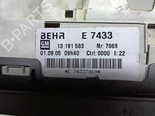Used Climate control Climate control OPEL MERIVA A MPV (X03) 1.7 CDTI (E75) (100 hp) 25637809 25637809