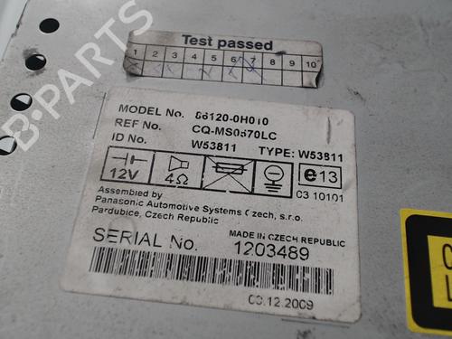 Radio PEUGEOT 107 (PM_, PN_) 1.0 | BP27707453E6 