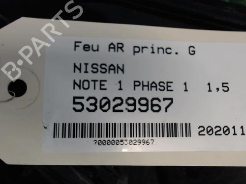 Left taillight NISSAN NOTE (E11, NE11) 1.5 dCi | BP25630305C34 