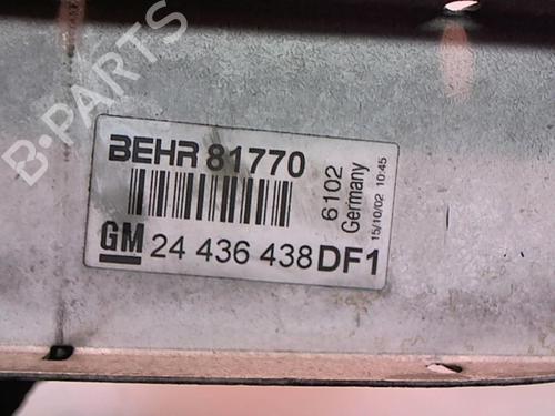 Intercooler OPEL ZAFIRA A MPV (T98) 2.0 DTI 16V (F75) | BP25641628M30 