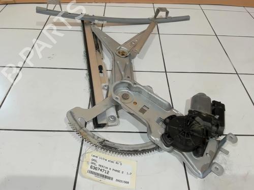 Used Front right window mechanism Front right window mechanism OPEL MERIVA A MPV (X03) 1.7 CDTI (E75) (100 hp) 25631643 25631643