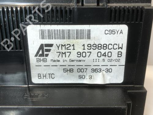 AC Styreenhet / Manøvreringsenhet SEAT ALHAMBRA (7V8, 7V9) 1.9 TDI | BP28472191I5 