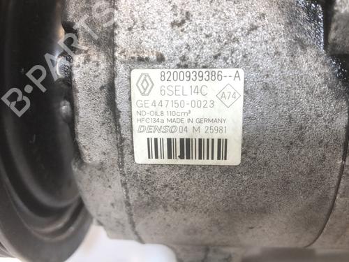 AC compressor RENAULT SCÉNIC III (JZ0/1_) 1.5 dCi | BP29038141M34 