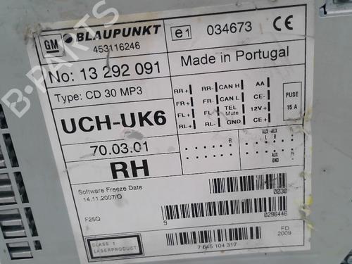 Auto-radio OPEL MERIVA A MPV (X03) 1.7 CDTI (E75) | BP29736085E6 