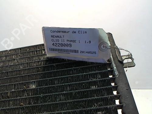 Used AC radiator AC radiator RENAULT CLIO II (BB_, CB_) 1.9 dTi (B/CB0U) (80 hp) 25651230 25651230