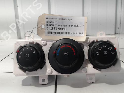 Commande Chauffage RENAULT MASTER III Van (FV) 2.3 dCi 125 FWD (FV0C, FV0D, FV0G, FV0H, FV0J, FV0K,... (125 hp) 30438614