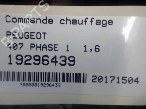 Climate control PEUGEOT 407 (6D_) 1.6 HDi 110 (6D9HZC, 6D9HYC) | BP25632209I5  - Image 5