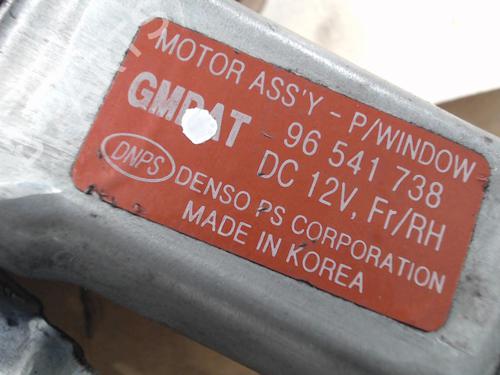 Front right window mechanism DAEWOO KALOS (KLAS) 1.2 | BP27385345C23 - Image 2