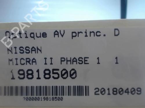 Right headlight NISSAN MICRA II (K11) 1.0 i 16V (K11) | BP25648841C29 