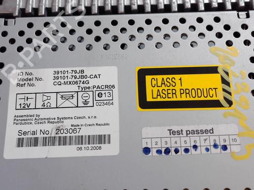 Radio SUZUKI SX4 (EY, GY) 1.6 DDIS (RW416D) | BP25650178E6 - Image 3