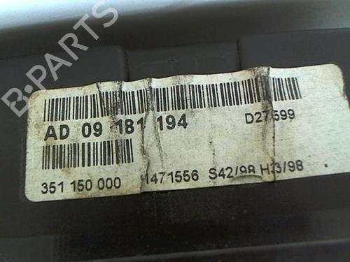Used Instrument cluster Instrument cluster OPEL ASTRA G Hatchback (T98) 2.0 DI (F08, F48) (82 hp) 25651560 25651560