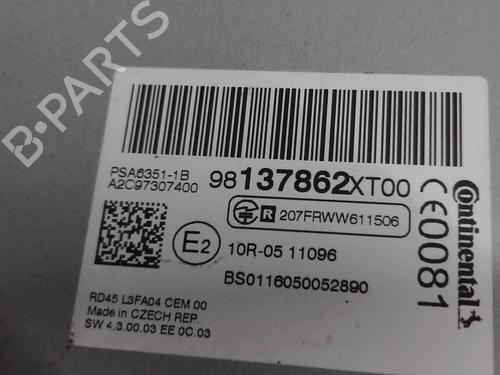 Radio PEUGEOT PARTNER Box Body/MPV 1.6 HDi / BlueHDi 75 | BP25638971E6 