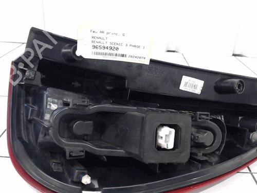 Left taillight RENAULT SCÉNIC III (JZ0/1_) 1.5 dCi | BP25639025C34 