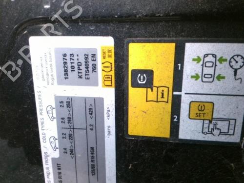 Rear left seatbelt CITROËN C3 II (SC_) 1.6 HDi | BP25636853I29 - Image 9