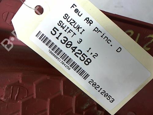 Right taillight SUZUKI SWIFT III (MZ, EZ) 1.3 DDiS (RS413D) | BP25645316C35 - Image 6