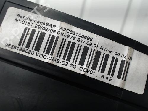 Instrument cluster PEUGEOT 407 SW (6E_, 6D_) 1.6 HDi 110 | BP29549729C47 